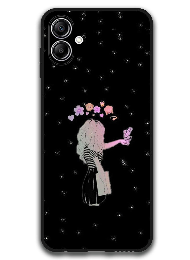 Theodor Case Compatible with Samsung Galaxy A07 6.7 Inch Protection Shockproof Bumper Cover Girl Butter - Image 1